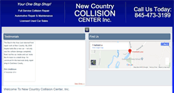 Desktop Screenshot of newcountrycollision.com